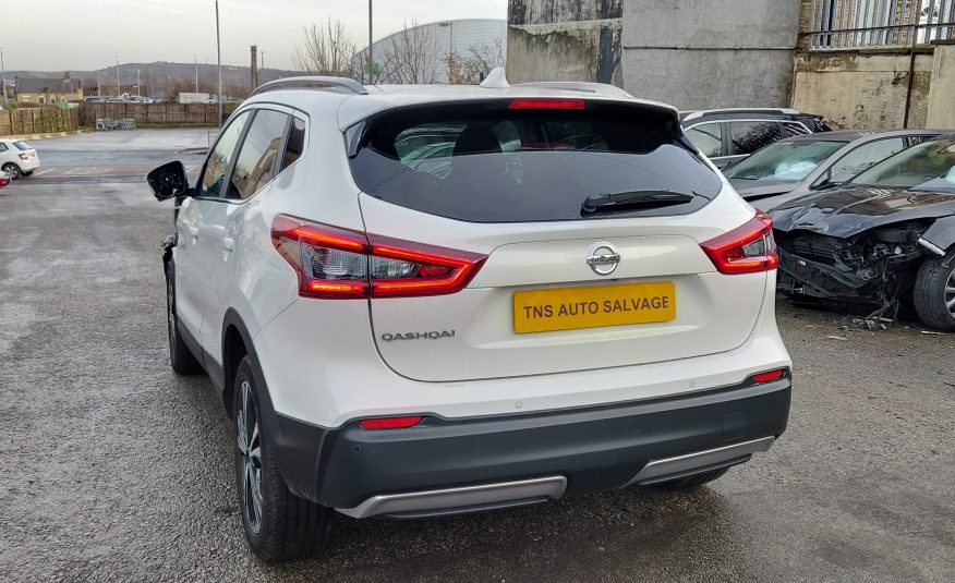 2018 18 NISSAN QASHQAI N-CONNECTA 1.5 DCI GLASS ROOF CAT S DAMAGED SALVAGE