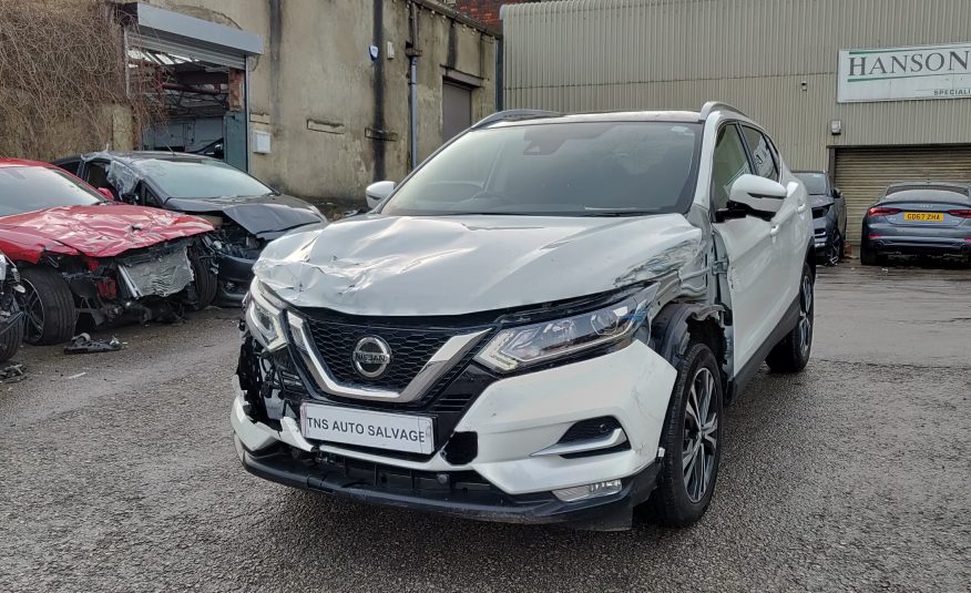 2018 18 NISSAN QASHQAI N-CONNECTA 1.5 DCI GLASS ROOF CAT S DAMAGED SALVAGE