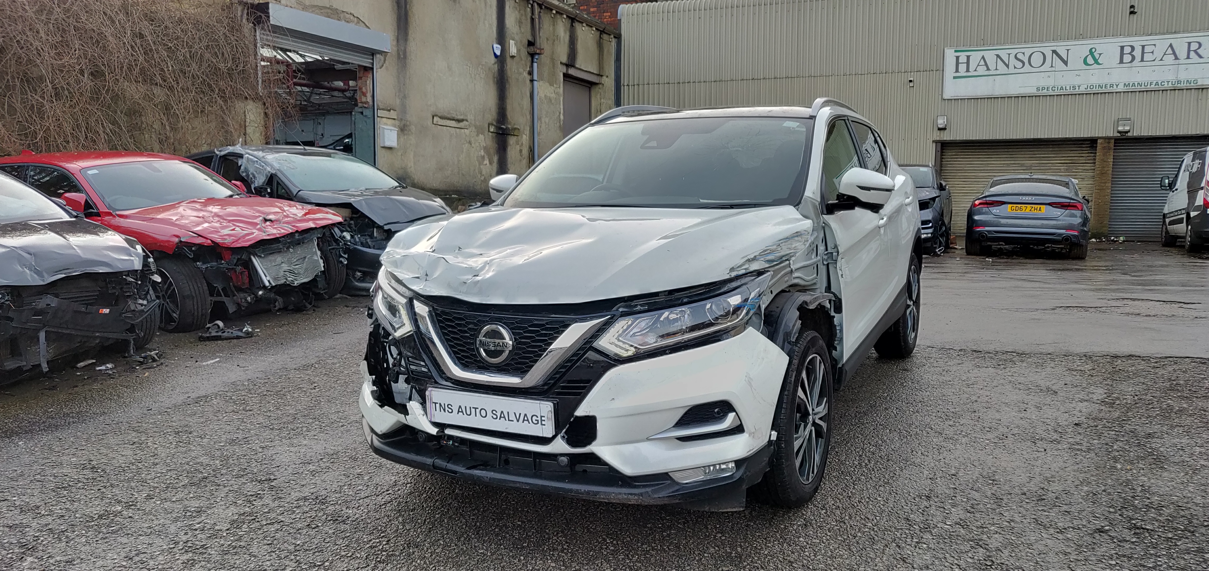 2018 18 NISSAN QASHQAI N-CONNECTA 1.5 DCI GLASS ROOF CAT S DAMAGED SALVAGE