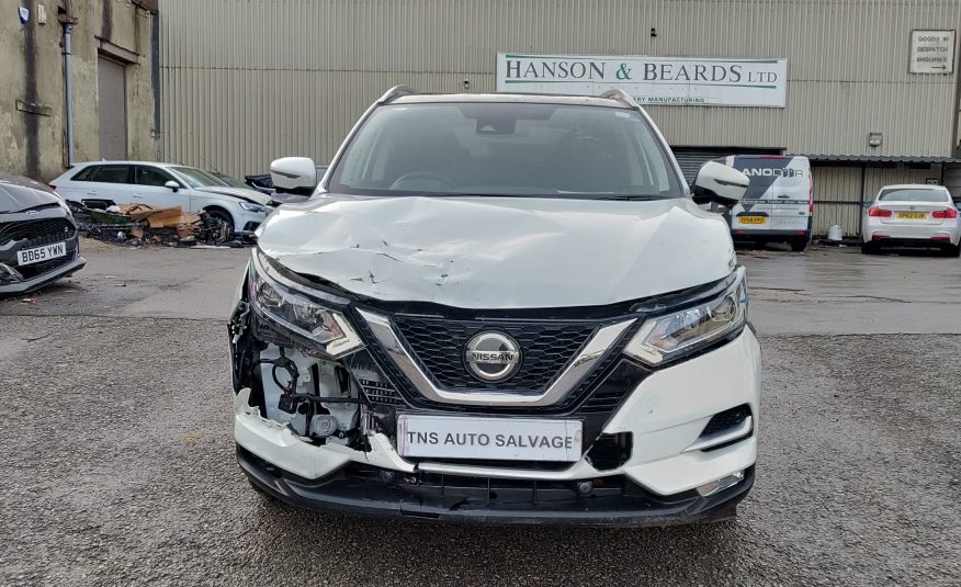 2018 18 NISSAN QASHQAI N-CONNECTA 1.5 DCI GLASS ROOF CAT S DAMAGED SALVAGE