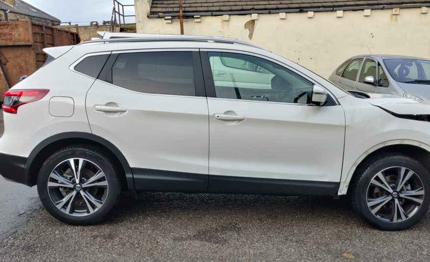 2018 18 NISSAN QASHQAI N-CONNECTA 1.5 DCI GLASS ROOF CAT S DAMAGED SALVAGE