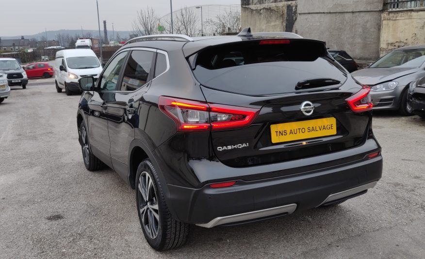 2017 NISSAN QASHQAI N-CONNECTA 1.5 DCI GLASS ROOF UNRECORDED DAMAGED SALVAGE