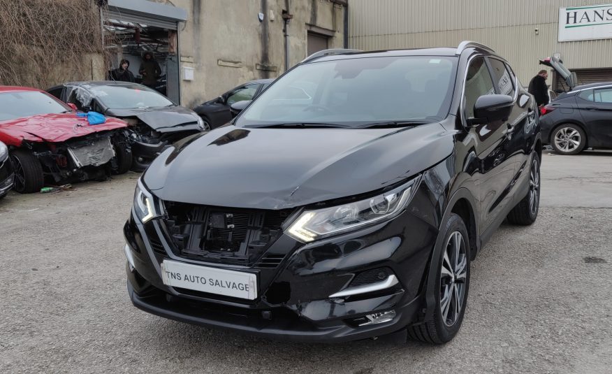 2017 NISSAN QASHQAI N-CONNECTA 1.5 DCI GLASS ROOF UNRECORDED DAMAGED SALVAGE