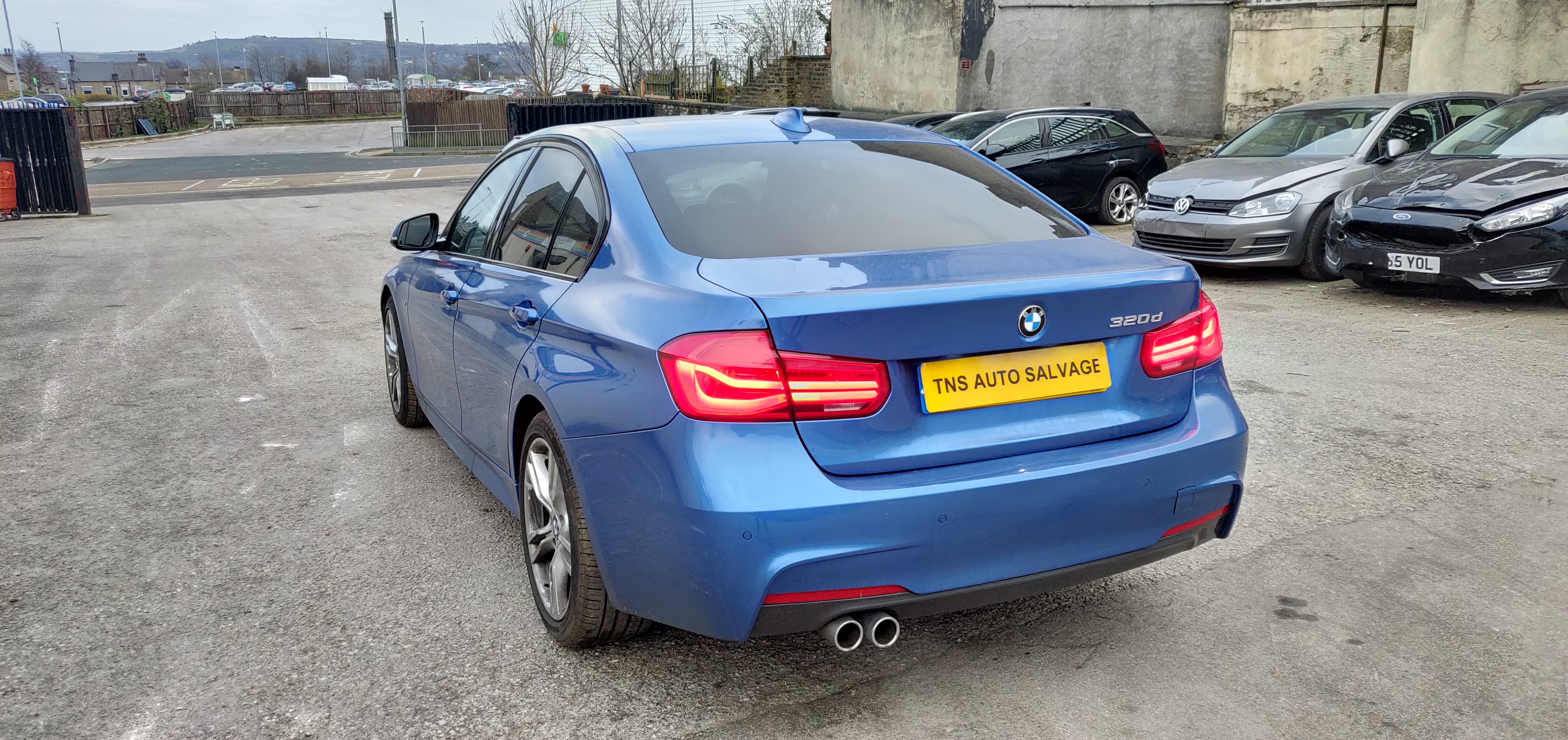 2018 18 BMW 3 SERIES 320D M SPORT AUTO CAT S DAMAGED SALVAGE