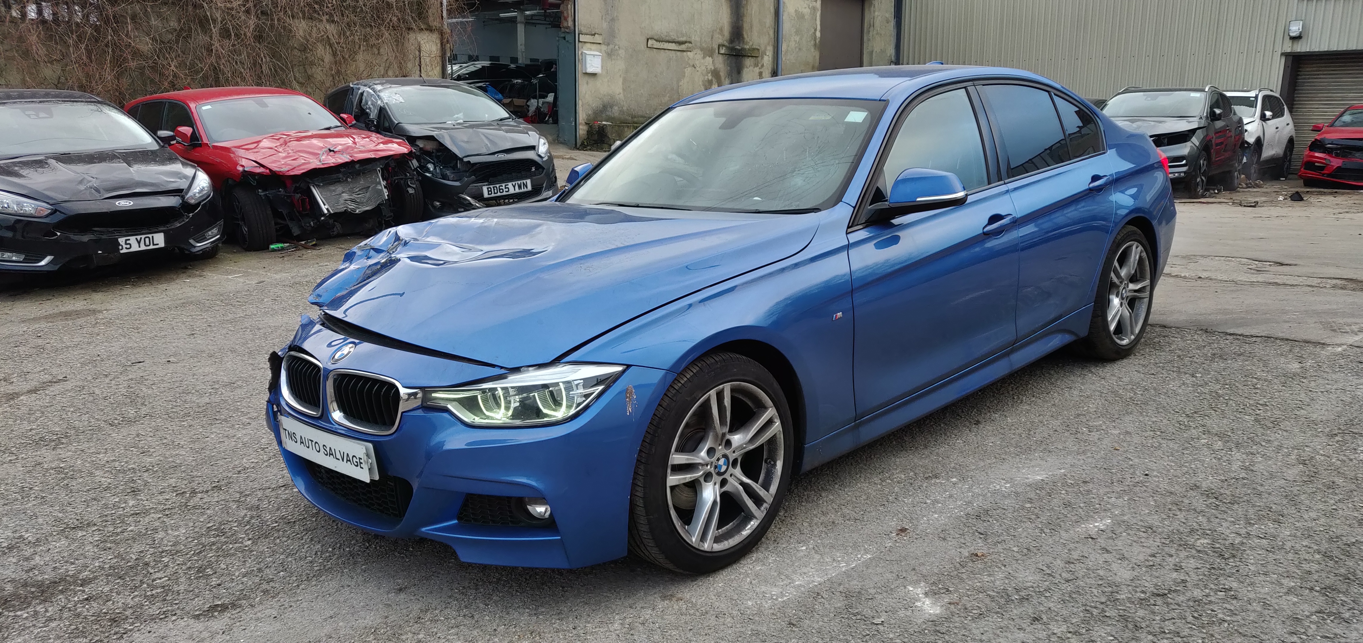 2018 18 BMW 3 SERIES 320D M SPORT AUTO CAT S DAMAGED SALVAGE