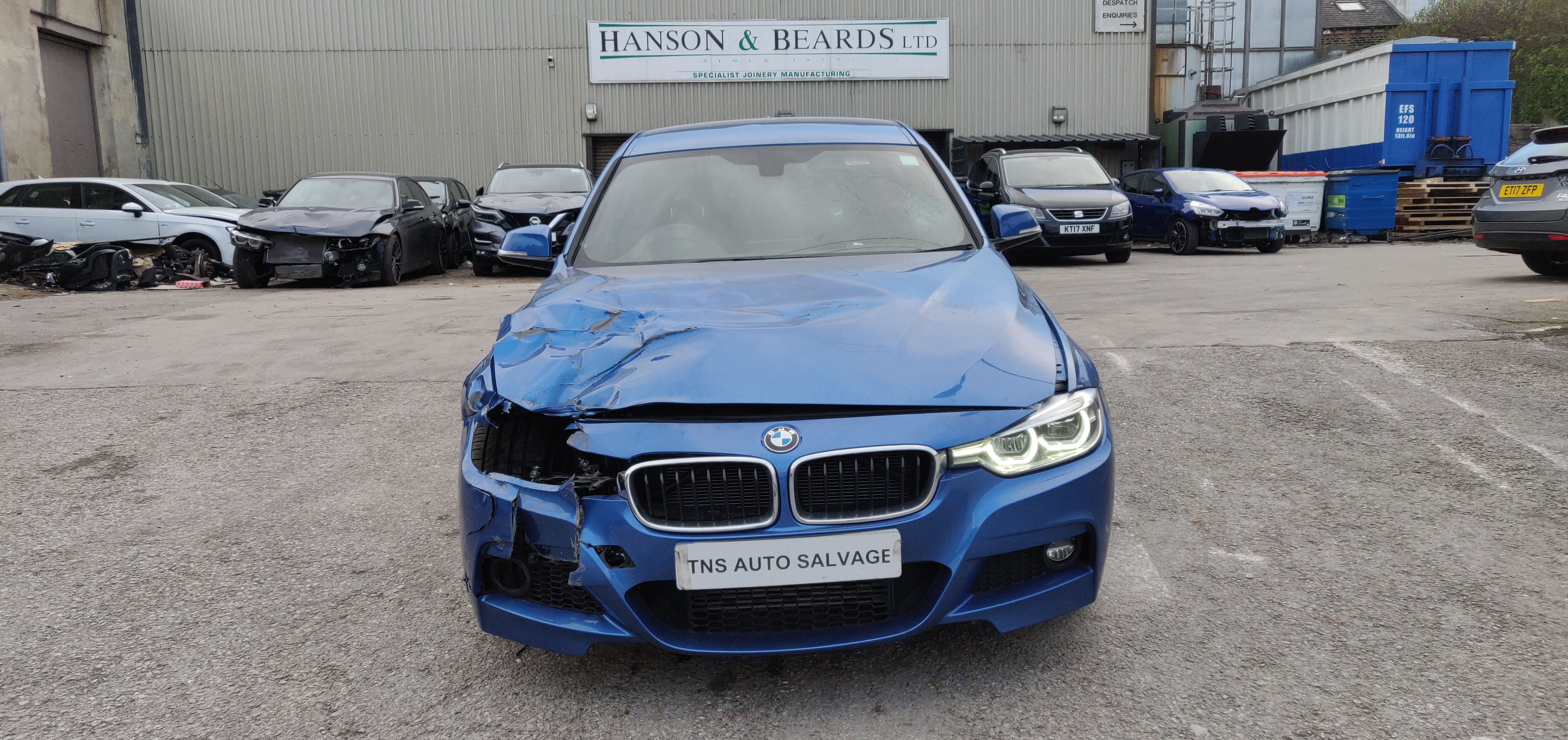 2018 18 BMW 3 SERIES 320D M SPORT AUTO CAT S DAMAGED SALVAGE