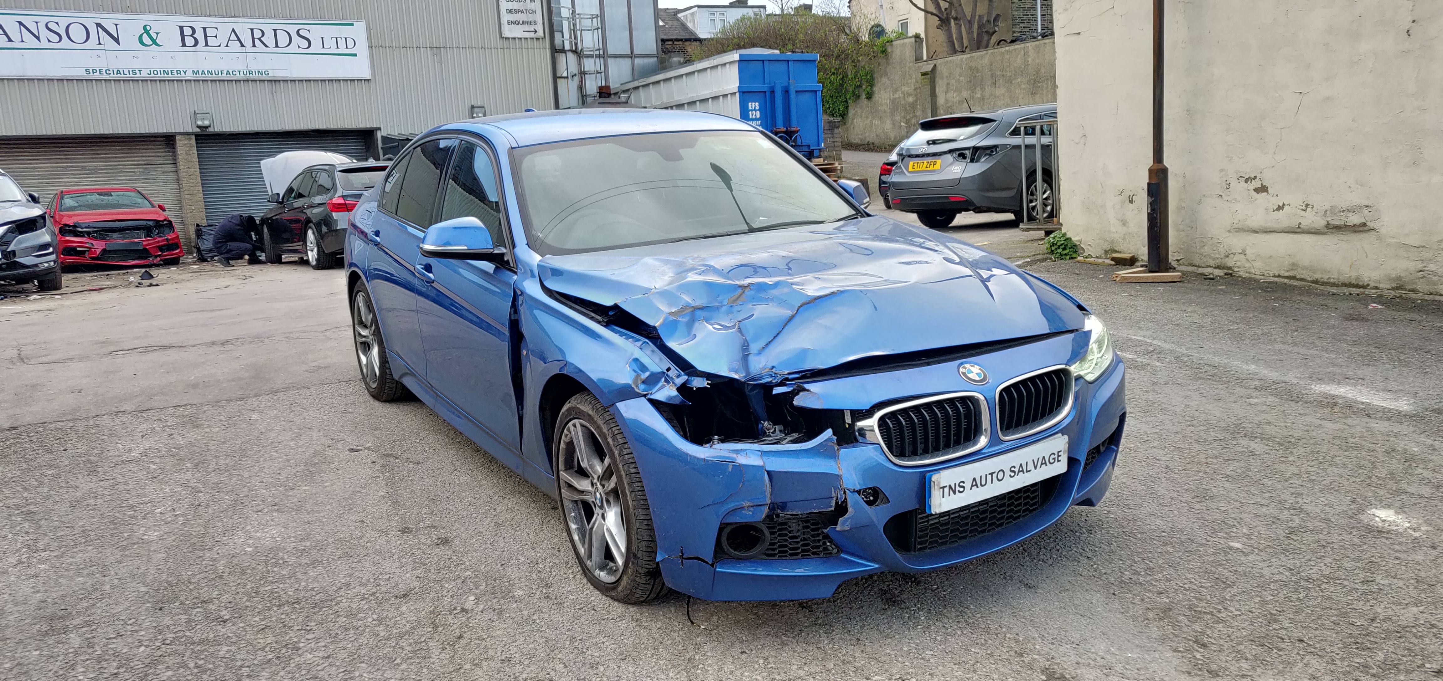 2018 18 BMW 3 SERIES 320D M SPORT AUTO CAT S DAMAGED SALVAGE