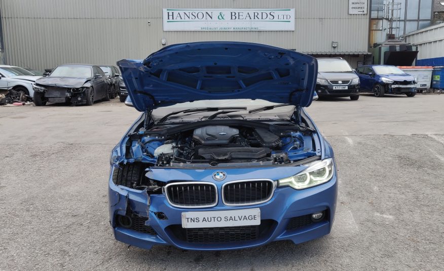 2018 18 BMW 3 SERIES 320D M SPORT AUTO CAT S DAMAGED SALVAGE