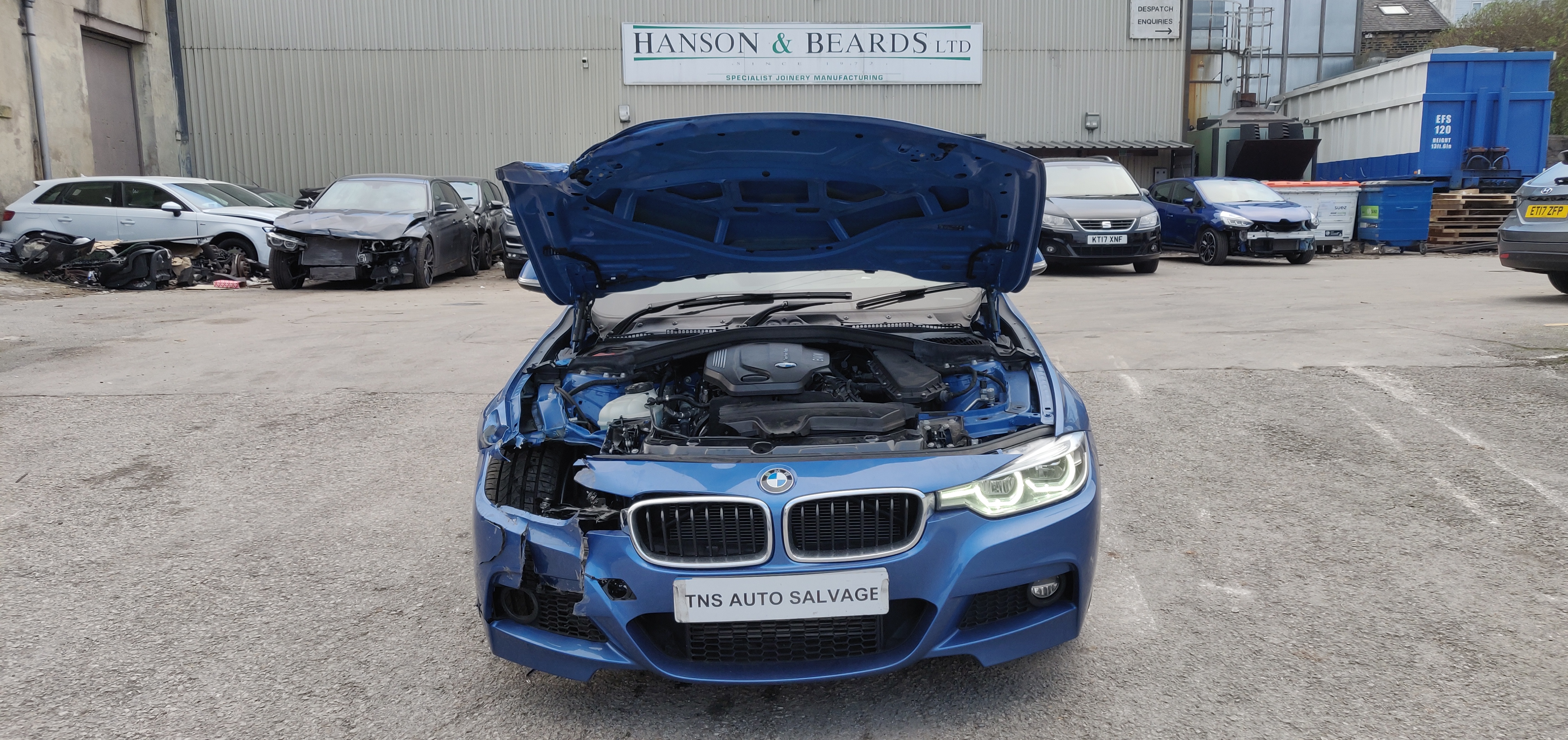 2018 18 BMW 3 SERIES 320D M SPORT AUTO CAT S DAMAGED SALVAGE