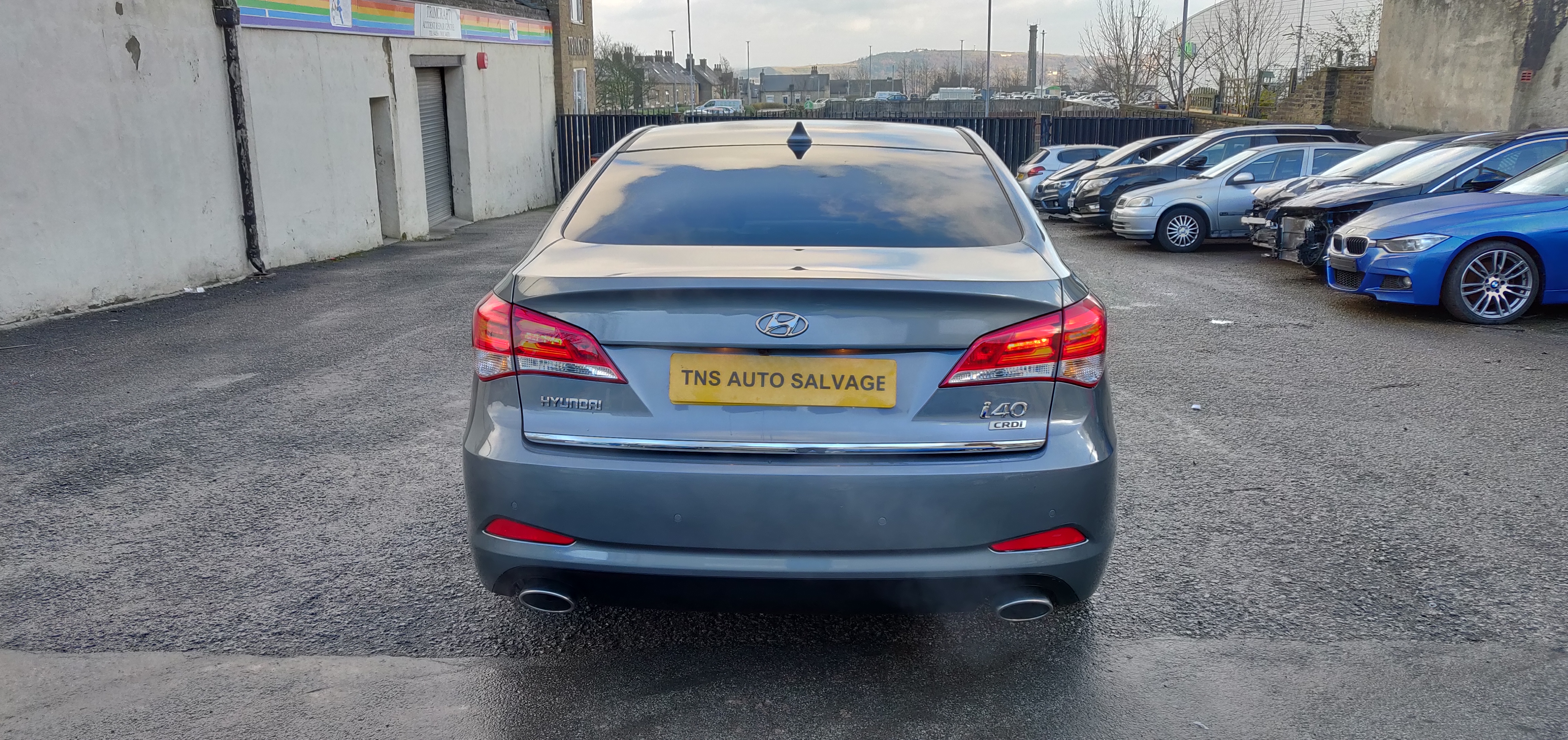 2017 67 HYUNDAI i40 SE NAV 1.7 CRDi BLUE DRIVE ISG UNRECORDED DAMAGED SALVAGE