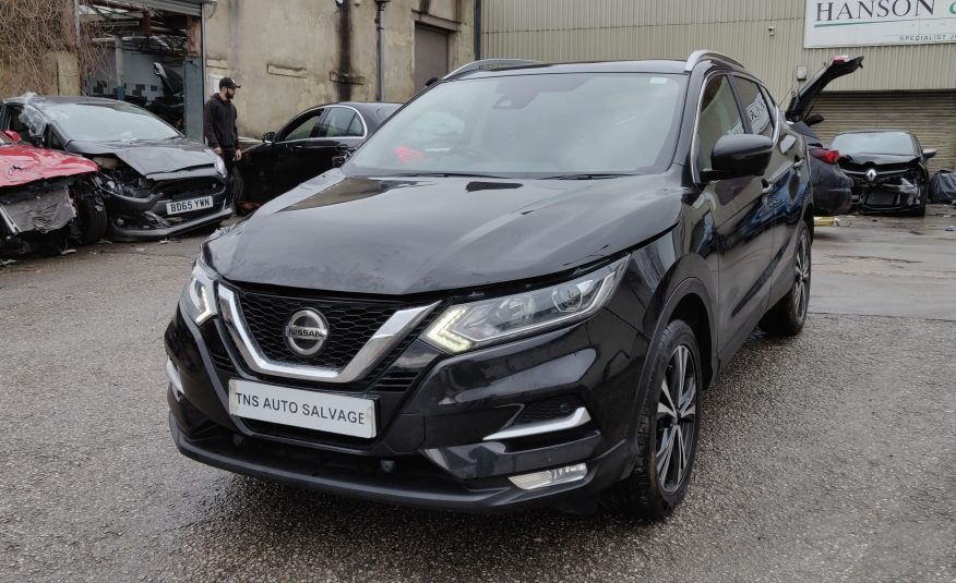 2018 NISSAN QASHQAI N-CONNECTA 1.5 DCI CAT S DAMAGED SALVAGE