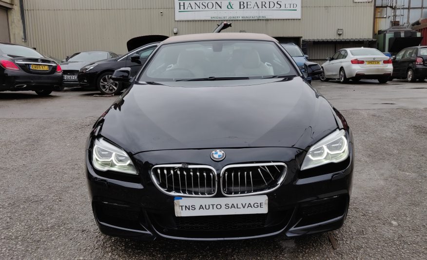 2017 67 BMW 6 SERIES 640D 3.0 M SPORT AUTO UNRECORDED DAMAGED SALVAGE