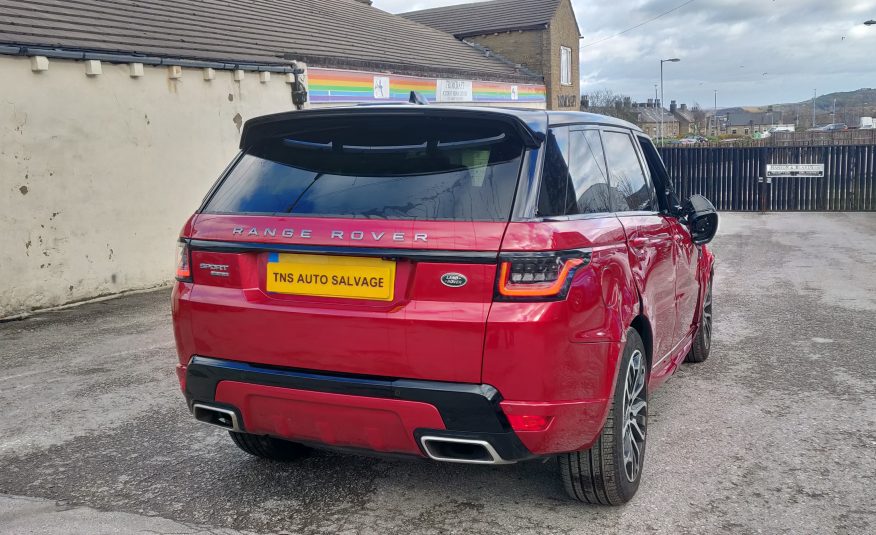 2018 LAND ROVER RANGE ROVER SPORT 3.0 V6 HSE DYNAMIC UNRECORED SALVAGE