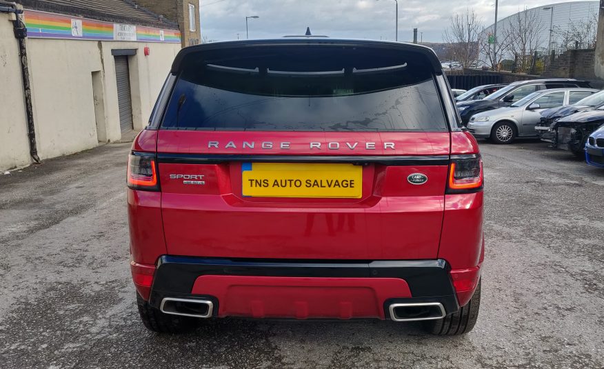 2018 LAND ROVER RANGE ROVER SPORT 3.0 V6 HSE DYNAMIC UNRECORED SALVAGE