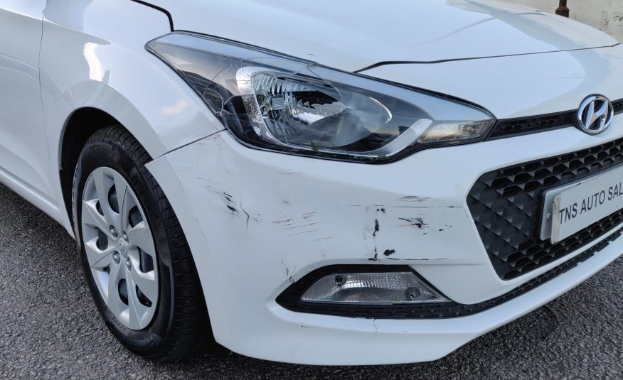 2018 18 HYUNDAI i20 1.2L S AIR MPI UNRECORDED DAMAGED SALVAGE