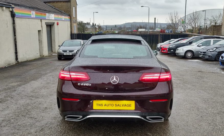 2018 68 MERCEDES-BENZ E CLASS E220 COUPE PREMIUM UNRECORDED