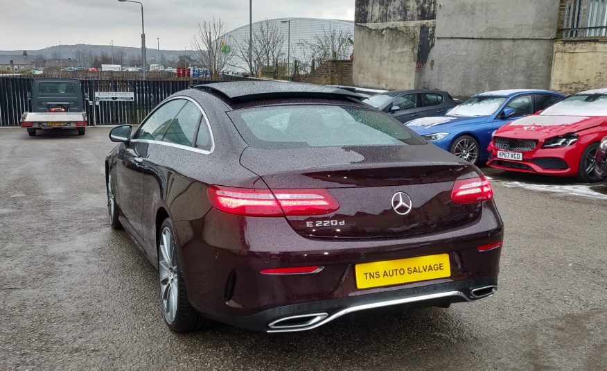 2018 68 MERCEDES-BENZ E CLASS E220 COUPE PREMIUM UNRECORDED