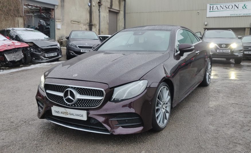 2018 68 MERCEDES-BENZ E CLASS E220 COUPE PREMIUM UNRECORDED