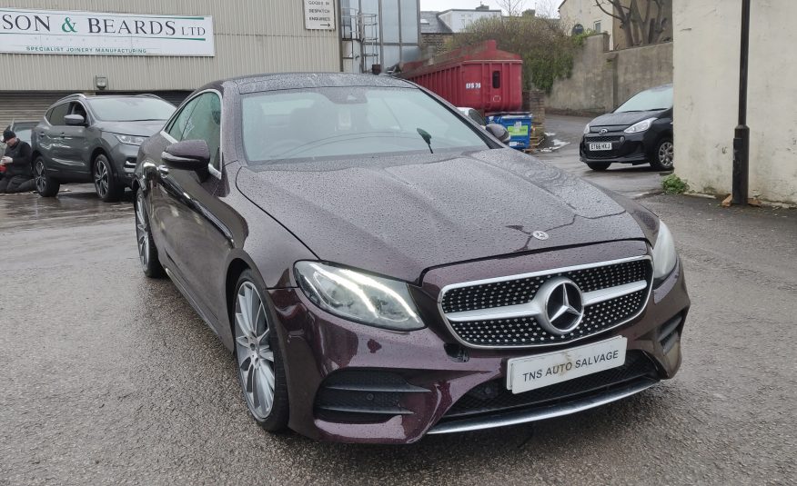 2018 68 MERCEDES-BENZ E CLASS E220 COUPE PREMIUM UNRECORDED