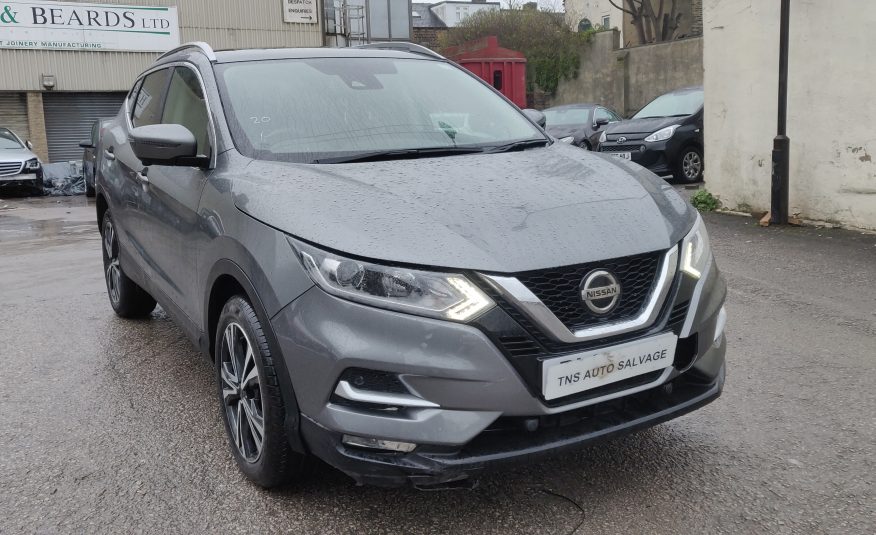 2018 18 NISSAN QASHQAI N-CONNECTA 1.5 DCI UNRECORDED DAMAGED SALVAGE