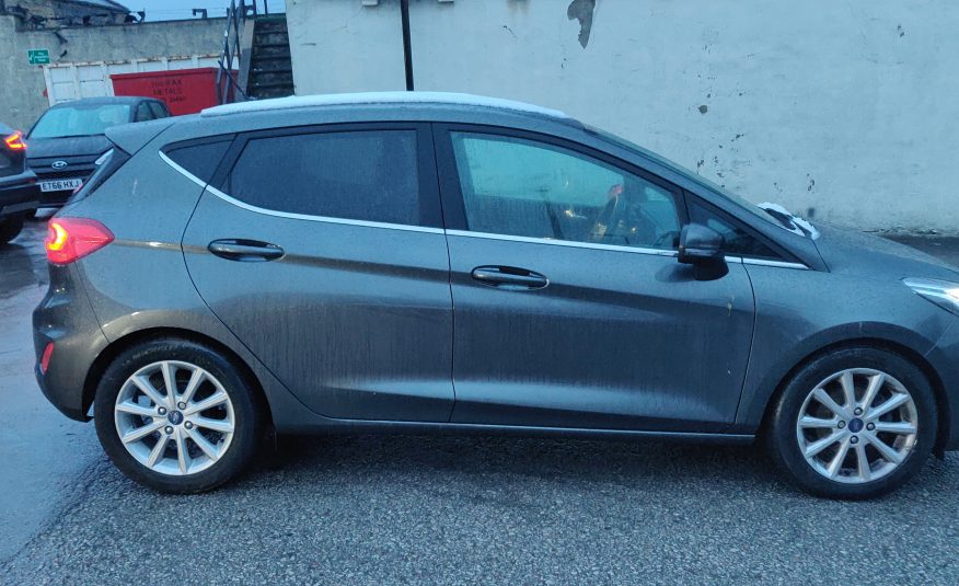 2018 18 FORD FIESTA TITANIUM 1.0L TURBO CAT S DAMAGED SALVAGE