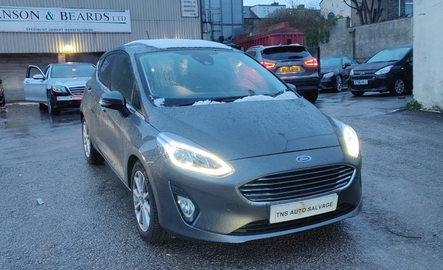 2018 18 FORD FIESTA TITANIUM 1.0L TURBO CAT S DAMAGED SALVAGE