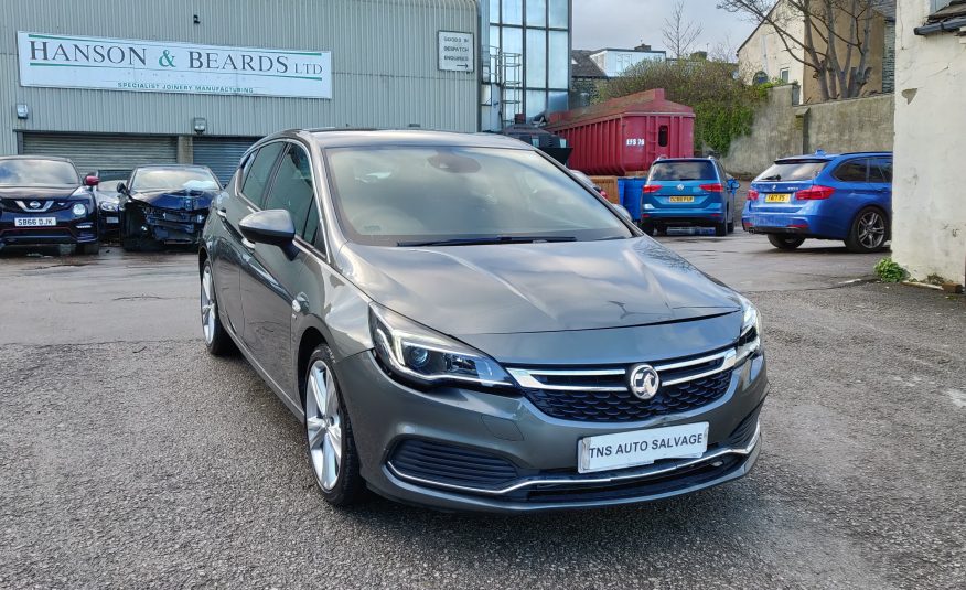 68 VAUXHALL ASTRA 1.6i T SRI VX-LINE NAV UNRECORDED DAMAGED SALVAGE