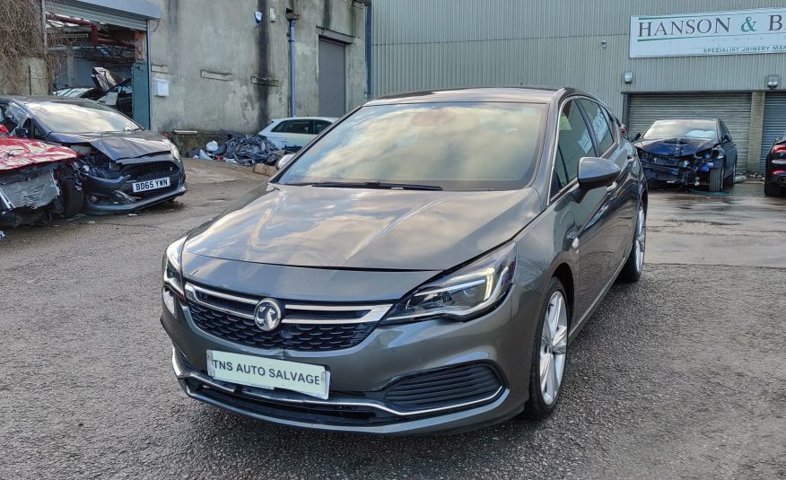 68 VAUXHALL ASTRA 1.6i T SRI VX-LINE NAV UNRECORDED DAMAGED SALVAGE