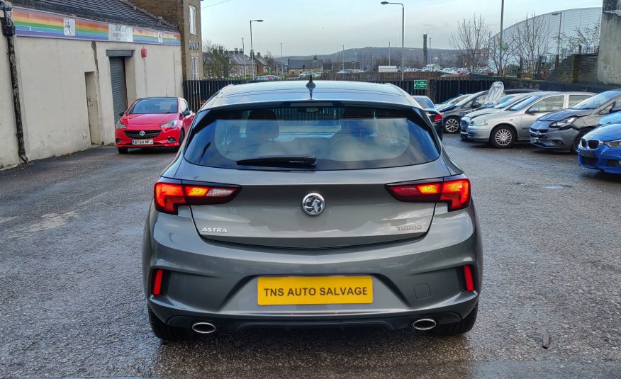 68 VAUXHALL ASTRA 1.6i T SRI VX-LINE NAV UNRECORDED DAMAGED SALVAGE