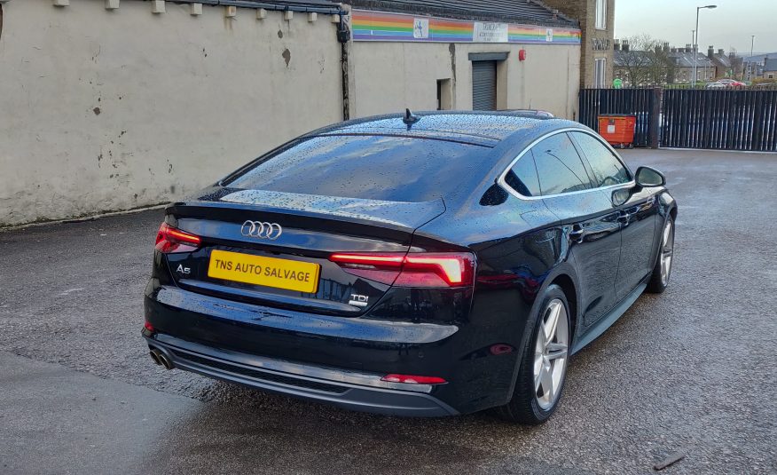 2017 67 AUDI A5 S-LINE 2.0 TD UNRECORDED DAMAGED SALVAGE