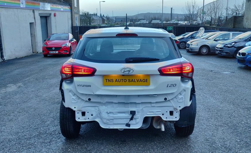 2018 68 HYUNDAI i20 1.2L SE MPI NEW SHAPE CAT S DAMAGED SALVAGE