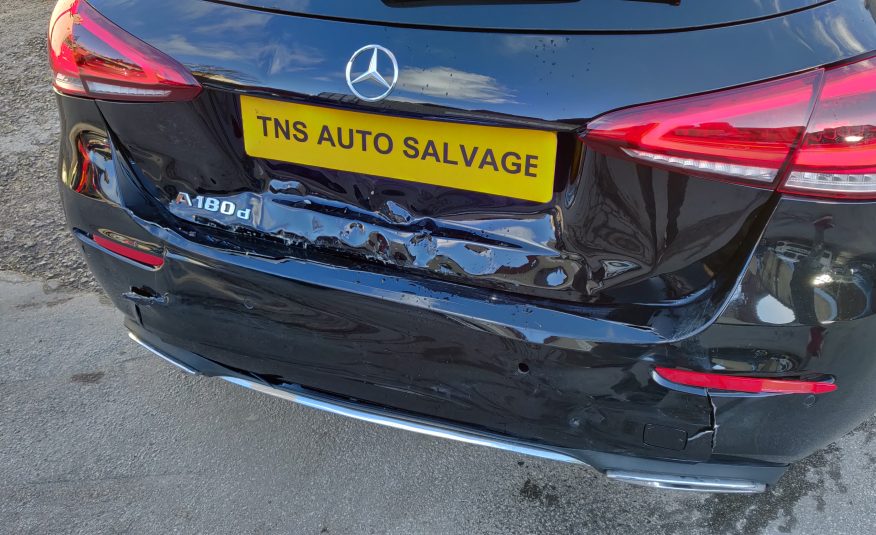 2018 68 MERCEDES-BENZ A CLASS A180D CAT S DAMAGED SALVAGE