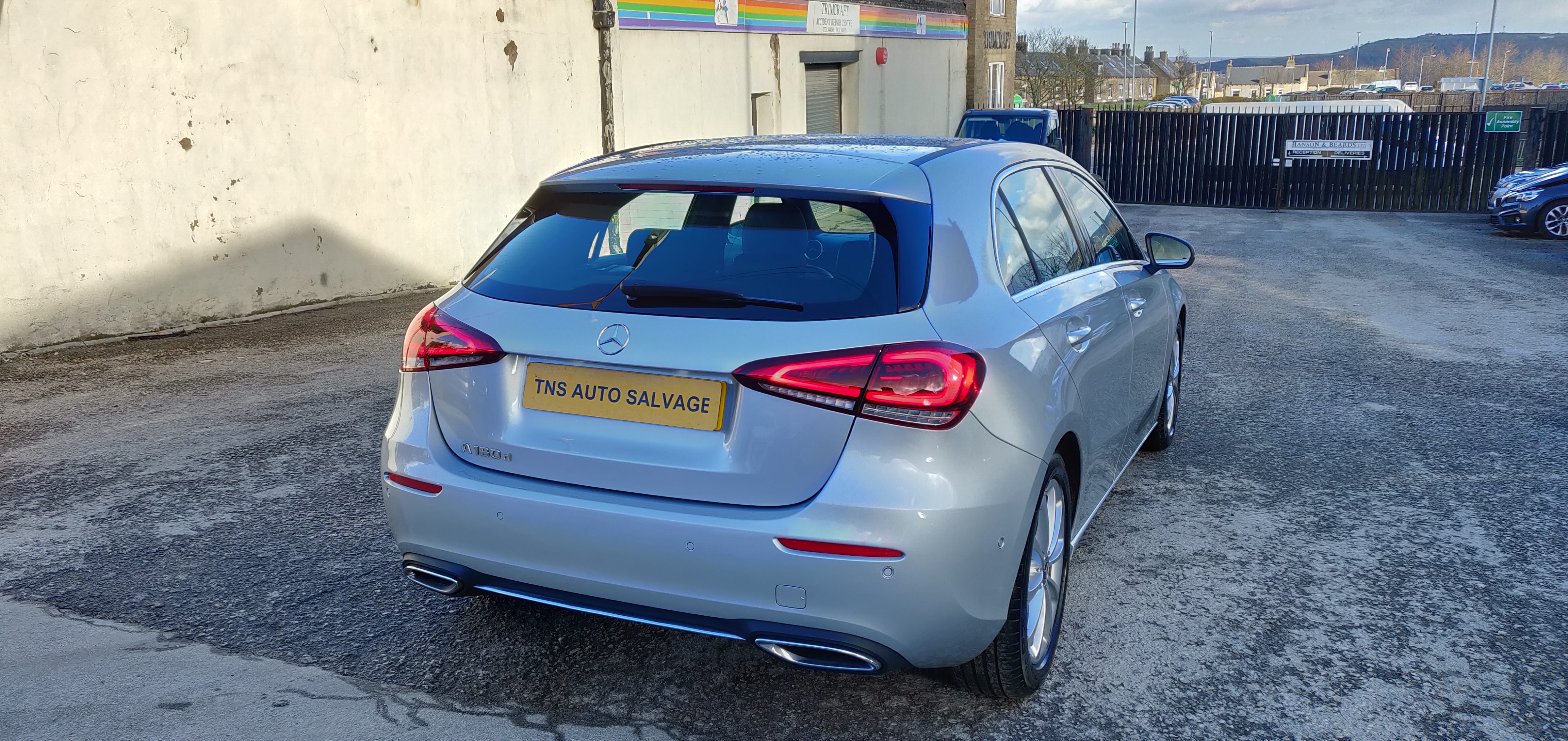 2018 68 MERCEDES-BENZ A CLASS A180D UNRECORDED DAMAGED SALVAGE