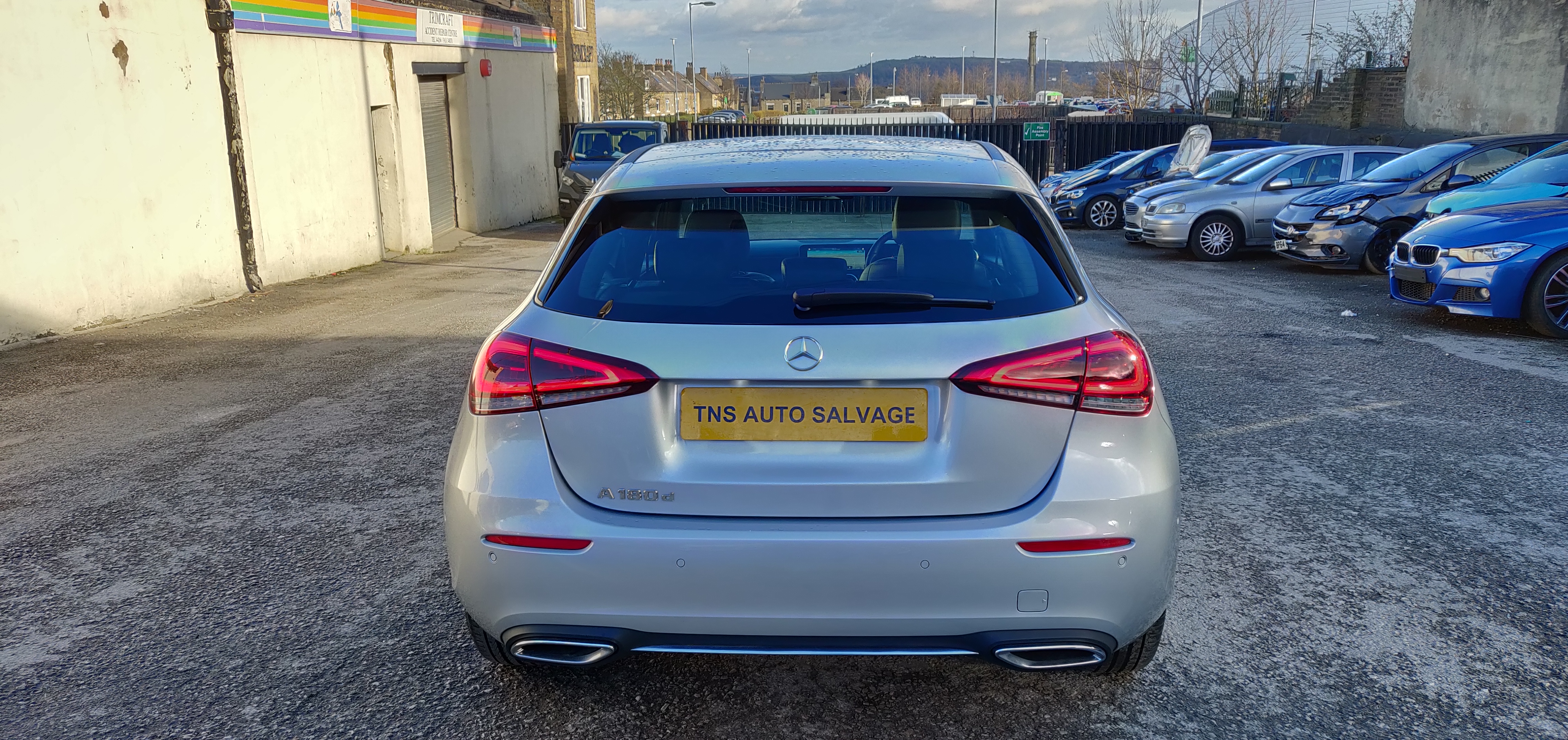 2018 68 MERCEDES-BENZ A CLASS A180D UNRECORDED DAMAGED SALVAGE