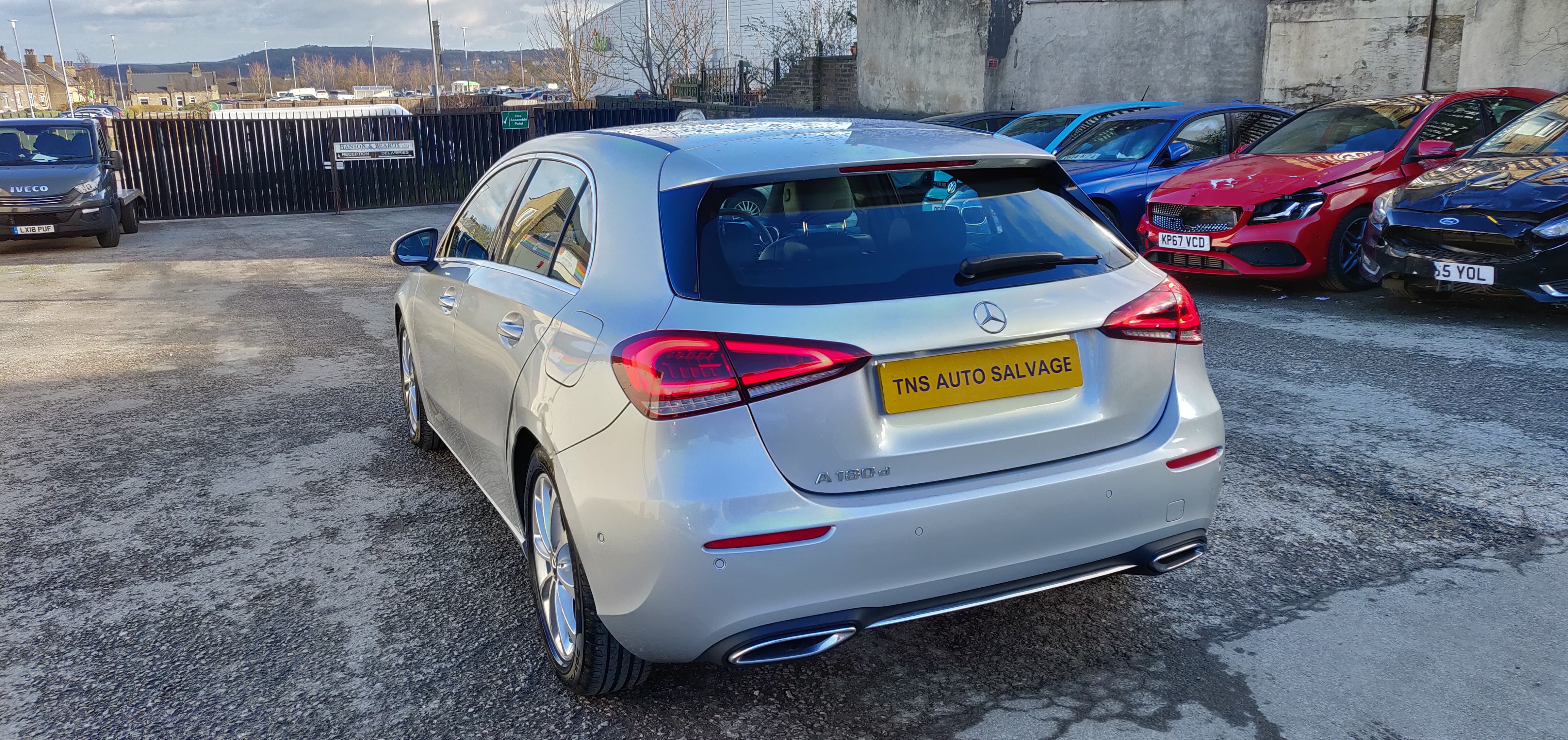 2018 68 MERCEDES-BENZ A CLASS A180D UNRECORDED DAMAGED SALVAGE