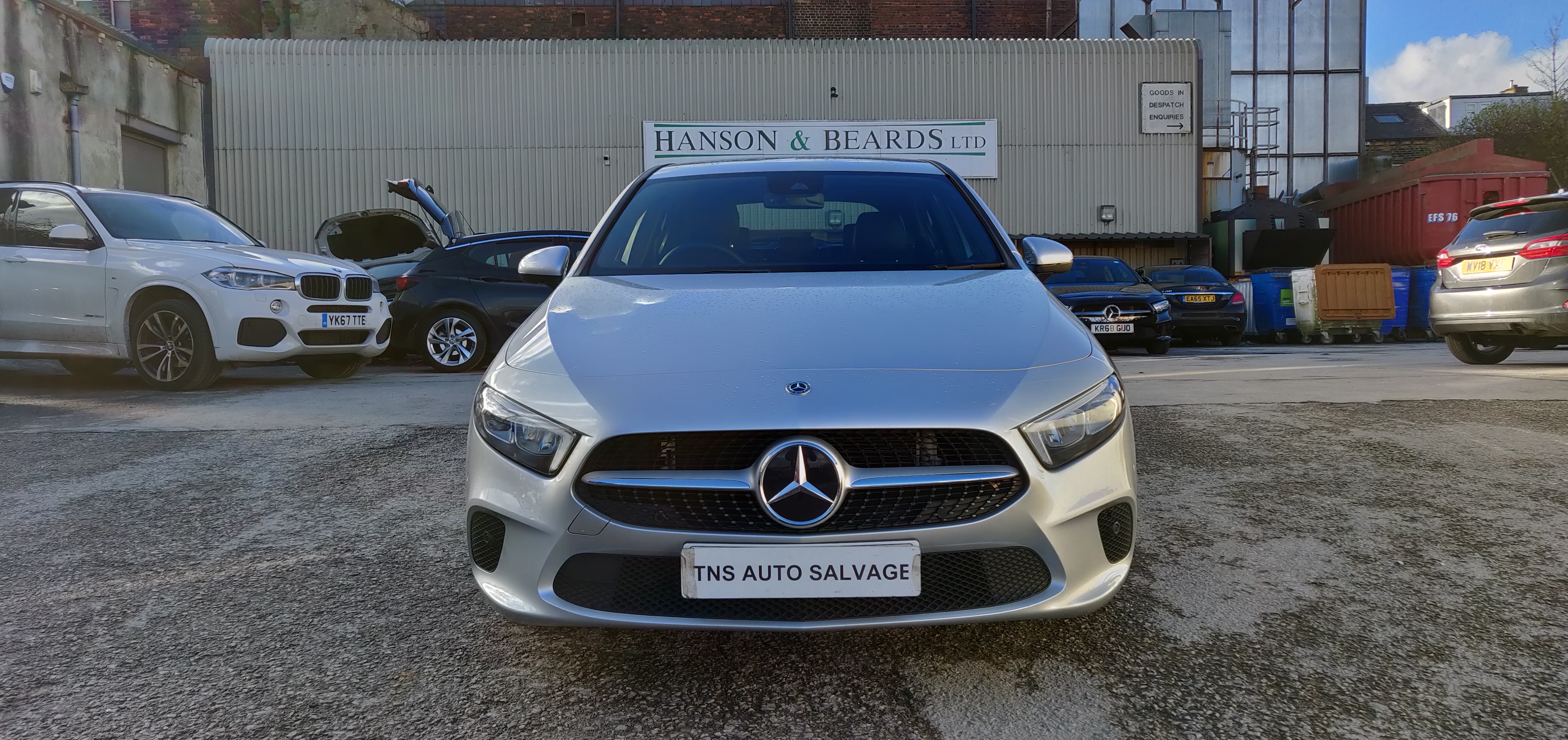 2018 68 MERCEDES-BENZ A CLASS A180D UNRECORDED DAMAGED SALVAGE