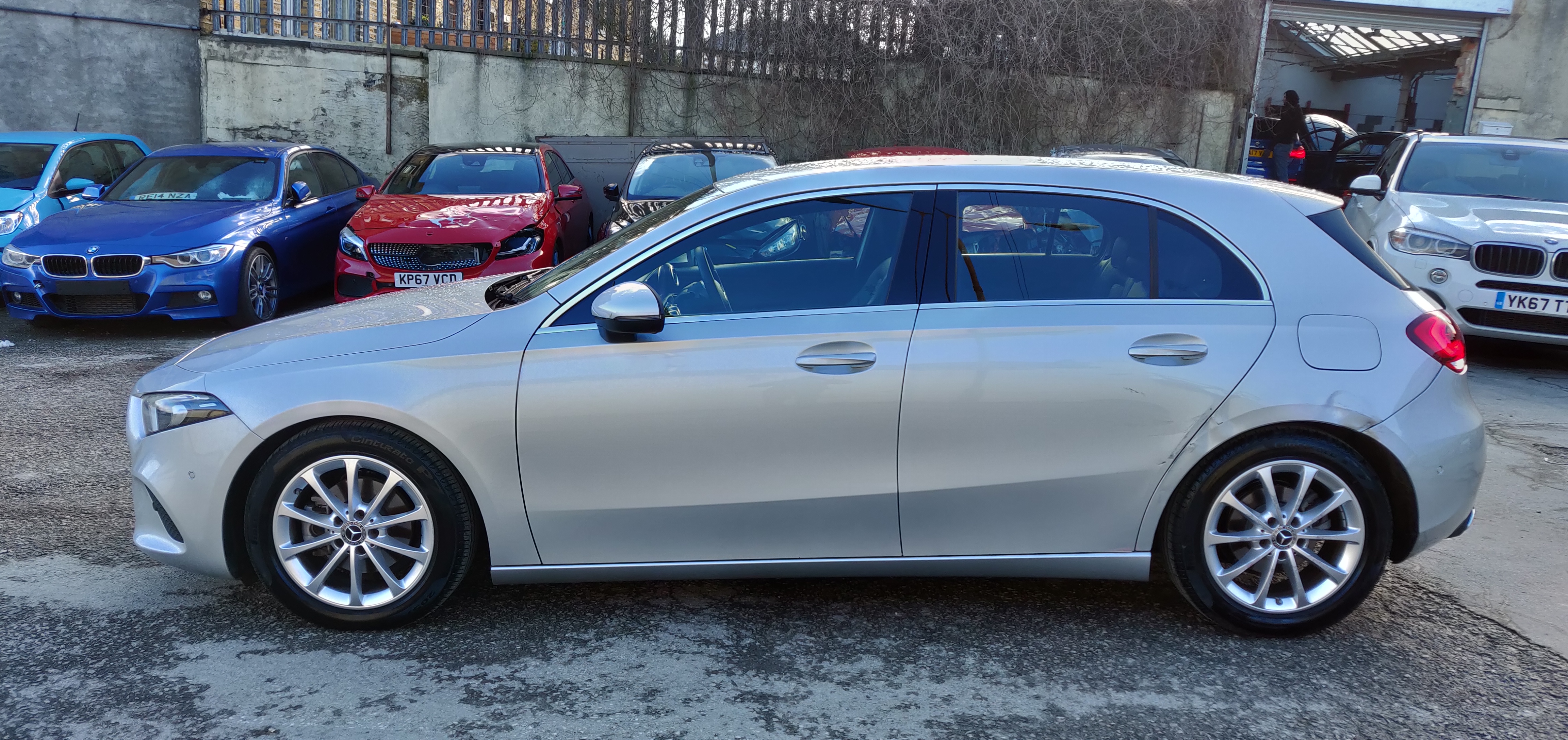 2018 68 MERCEDES-BENZ A CLASS A180D UNRECORDED DAMAGED SALVAGE