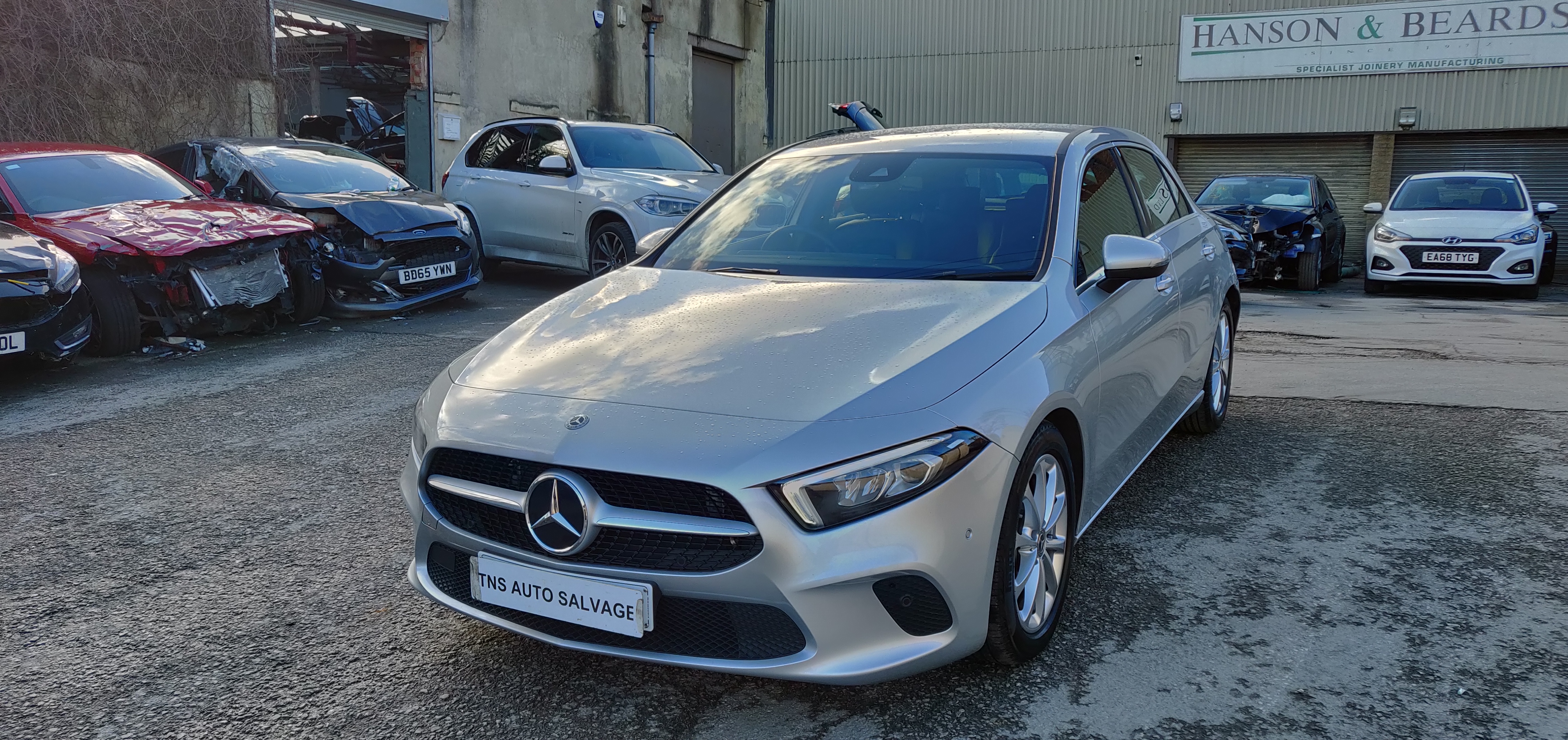2018 68 MERCEDES-BENZ A CLASS A180D UNRECORDED DAMAGED SALVAGE