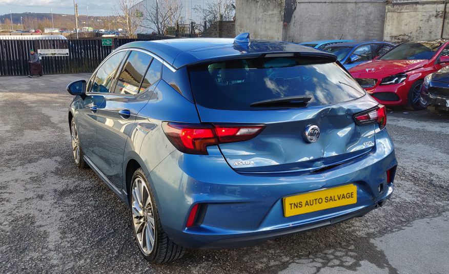 2017 VAUXHALL ASTRA 1.6 CDTI AUTO ELITE NAV VXR UNRECORDED DAMAGED SALVAGE