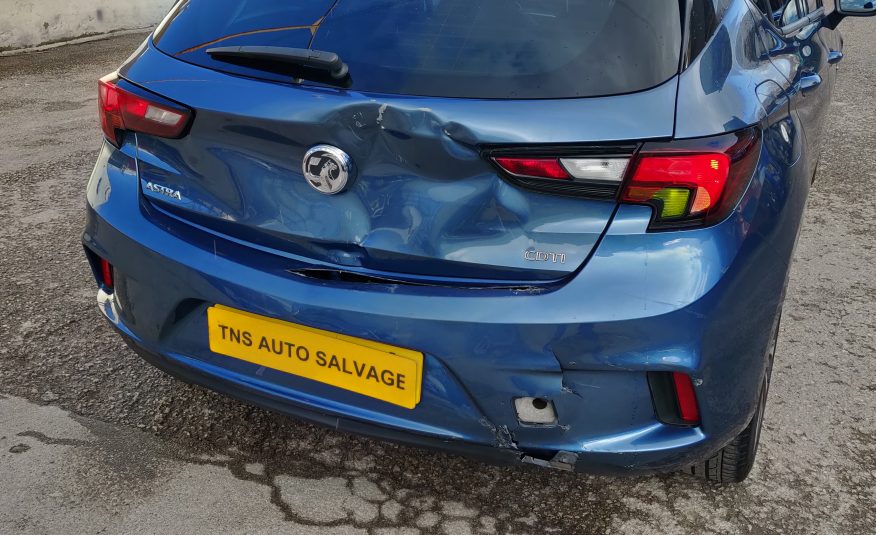 2017 VAUXHALL ASTRA 1.6 CDTI AUTO ELITE NAV VXR UNRECORDED DAMAGED SALVAGE