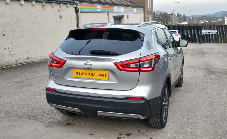 2018 18 NISSAN QASHQAI N-CONNECTA 1.2 DIG-T UNRECORDED DAMAGED SALVAGE