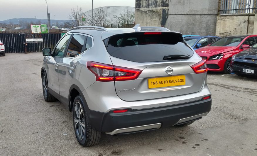 2018 18 NISSAN QASHQAI N-CONNECTA 1.2 DIG-T UNRECORDED DAMAGED SALVAGE