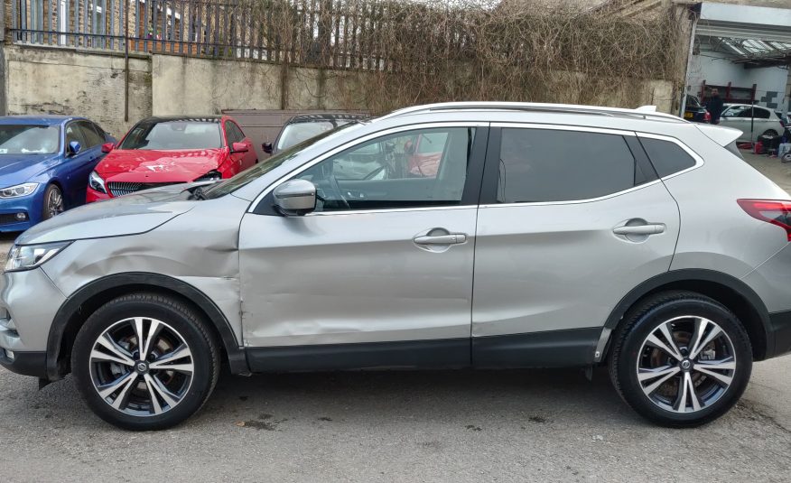 2018 18 NISSAN QASHQAI N-CONNECTA 1.2 DIG-T UNRECORDED DAMAGED SALVAGE