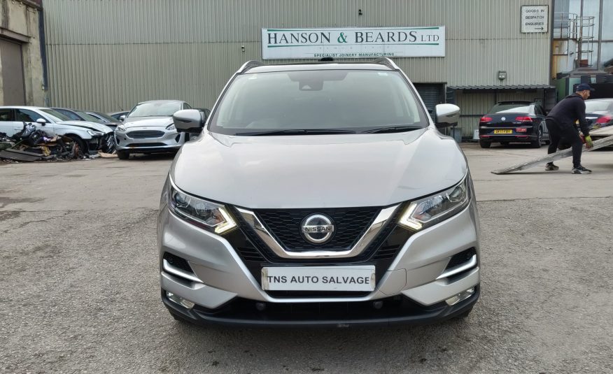 2018 18 NISSAN QASHQAI N-CONNECTA 1.2 DIG-T UNRECORDED DAMAGED SALVAGE