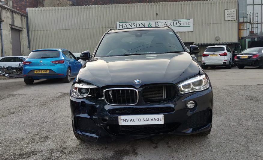 2017 67 BMW X5 30D 3.0 AUTO XDRIVE M SPORT 7 SEATER UNRECORDED DAMAGED SALVAGE