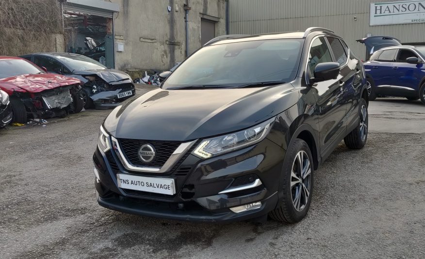 2018 NISSAN QASHQAI N-CONNECTA 1.5 DCI UNRECORDED DAMAGED SALVAGE