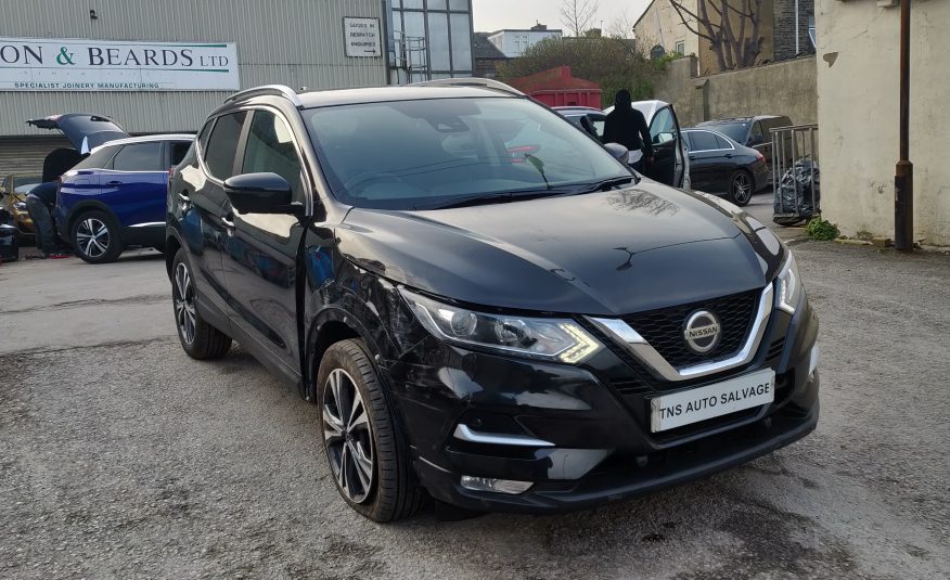 2018 NISSAN QASHQAI N-CONNECTA 1.5 DCI UNRECORDED DAMAGED SALVAGE