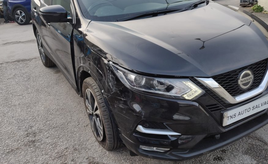 2018 NISSAN QASHQAI N-CONNECTA 1.5 DCI UNRECORDED DAMAGED SALVAGE