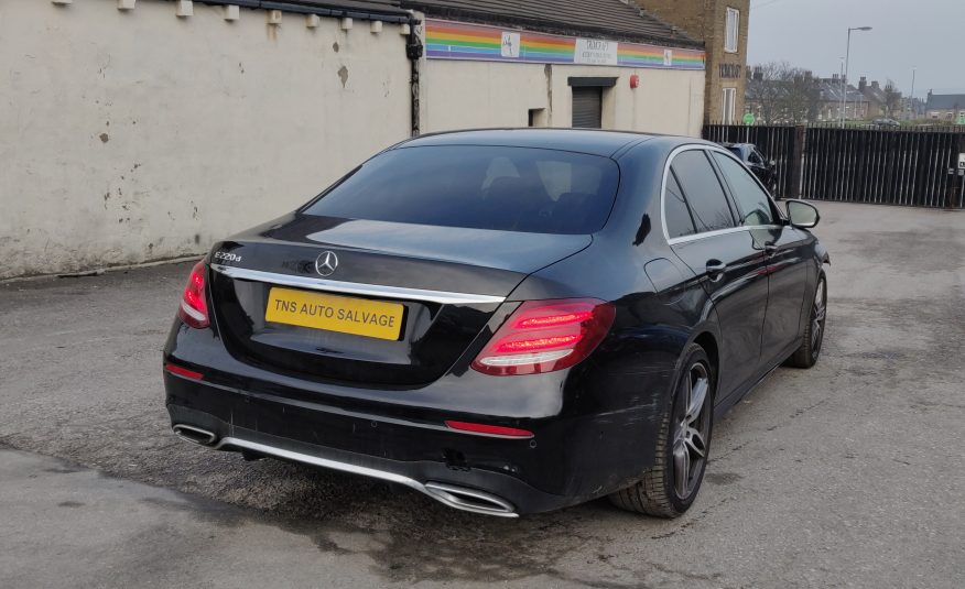 2018 MERCEDES-BENZ E CLASS E220D AMG LINE AUTO CAT N DAMAGED SALVAGE