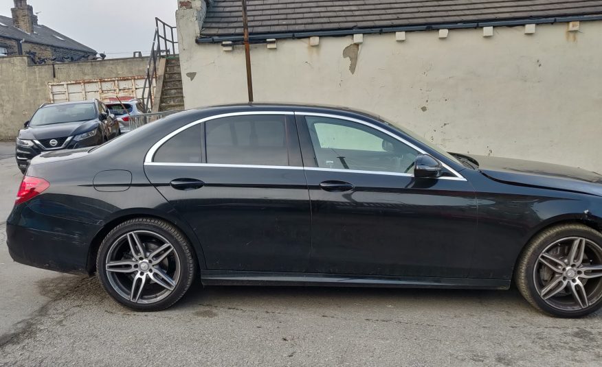 2018 MERCEDES-BENZ E CLASS E220D AMG LINE AUTO CAT N DAMAGED SALVAGE